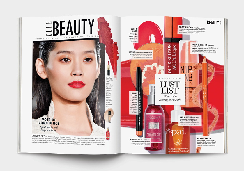 ELLE BEAUTY EDITORIALS & TREND REPORTS